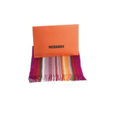 Missoni Schal | Herren Schal | Orange-Pink | 180 cm x 45 cm - La Ballerina
