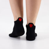 Sneakersocken für Damen | Rote Herz-Socken (3er-Set) Socken France Socken 