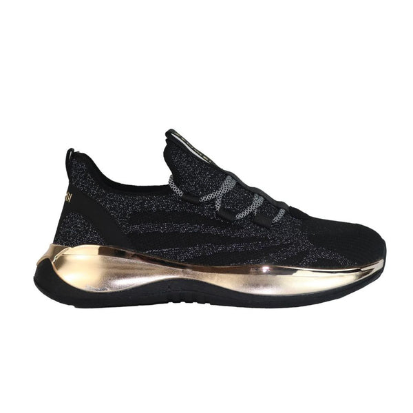 Zenobi Sneakers | Schwarz-Gold - La Ballerina